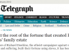 UK Telegraph abandons news reporting to become “Defenders of the Faith” – Proclaims Dawkin’s family were slavers