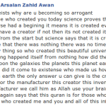 Claim: "I exist ... therefore God".