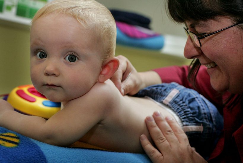 If your baby is crying, don't stick pins in it acupuncture does not