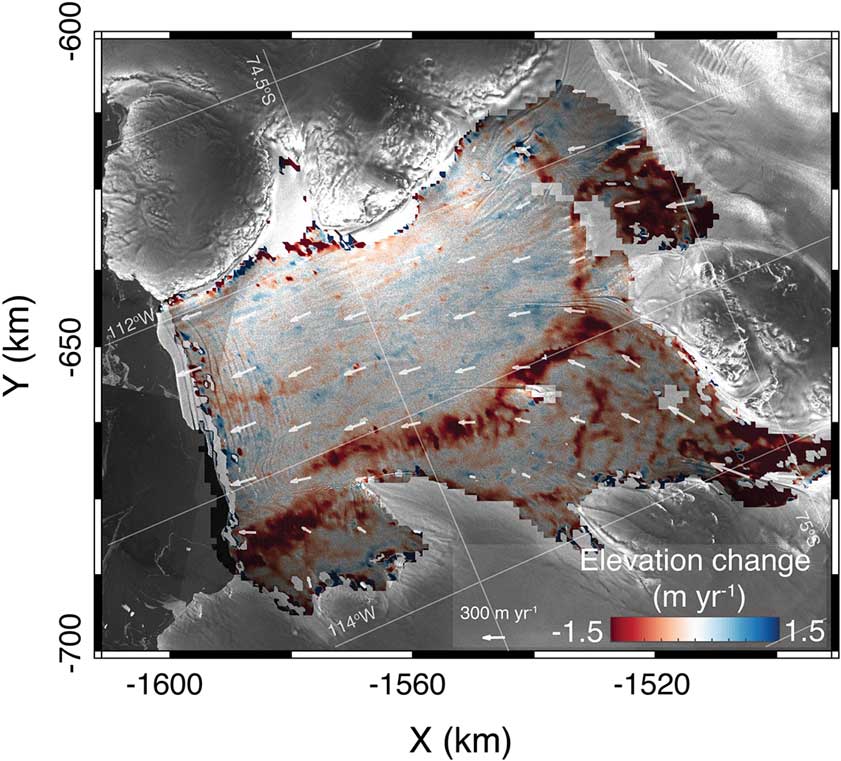 Dotson ice shelf thinning