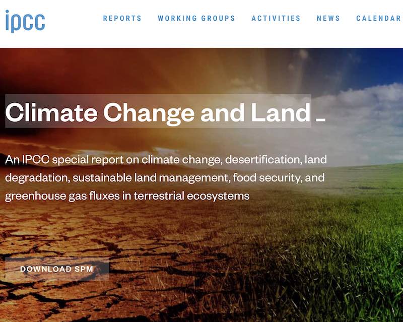 IPCC Report - Climate Change and Land