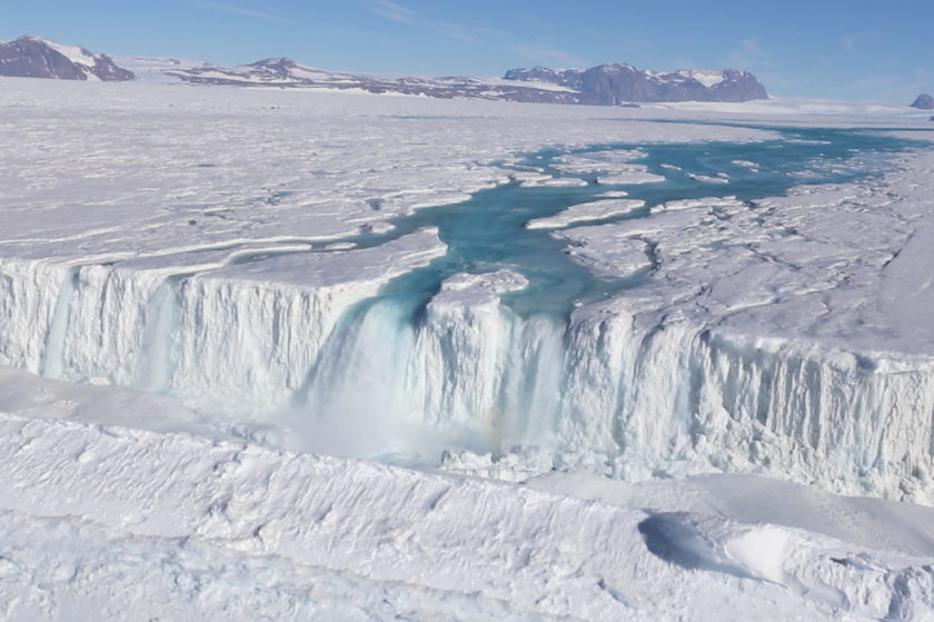 Antarctic Ice Shelf at Risk of Collapse