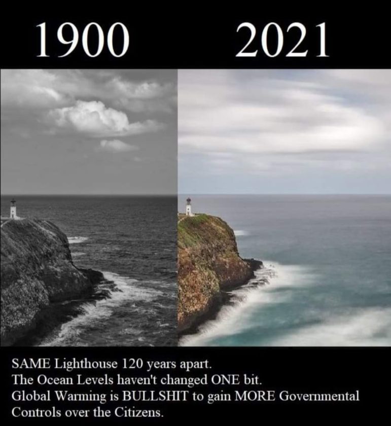 dubious sea level claim