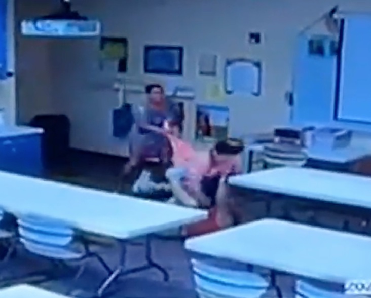 teacher attacked - violence